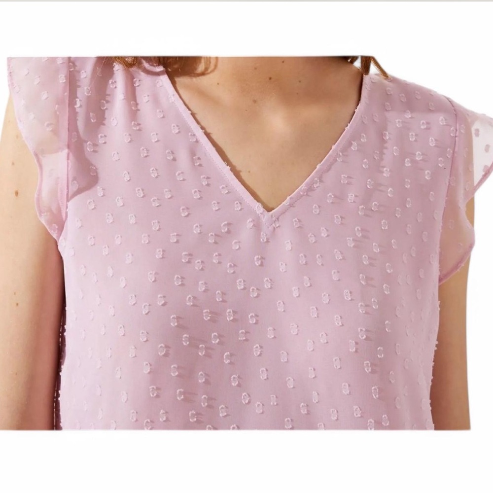 LOFT Flutter Sleeve Top